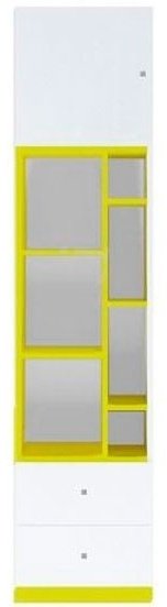 Стеллаж Гербор Моби REG1D2SO ЛДСП, 45x40x195 см