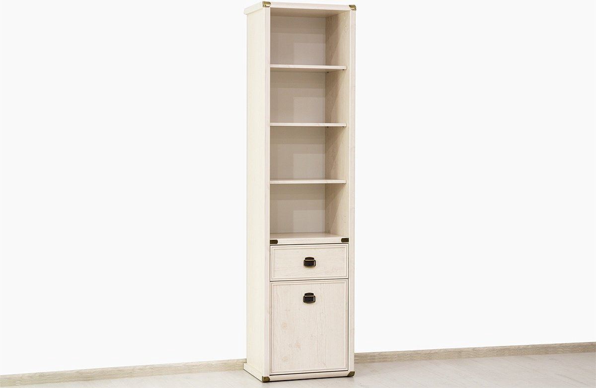 Стеллаж ANREX MAGELLAN 1D1S ЛДСП, 51.6x40x202.8 см купить,NaN