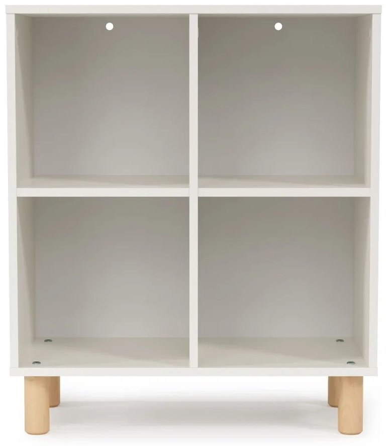 Стеллаж напольный Мебель Азии, 70x35.3x80 см, белый