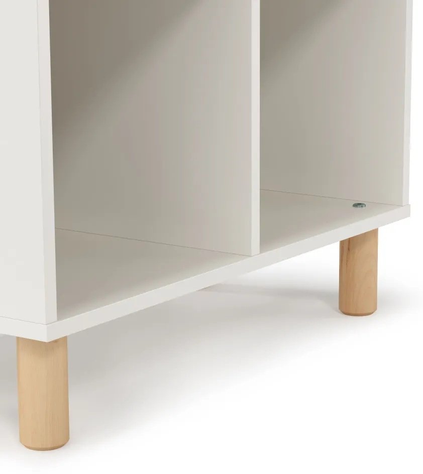 Стеллаж напольный Мебель Азии, 70x35.3x80 см, белый - ForteMarket Стеллаж напольный Мебель Азии, 70x35.3x80 см, белый купить,0