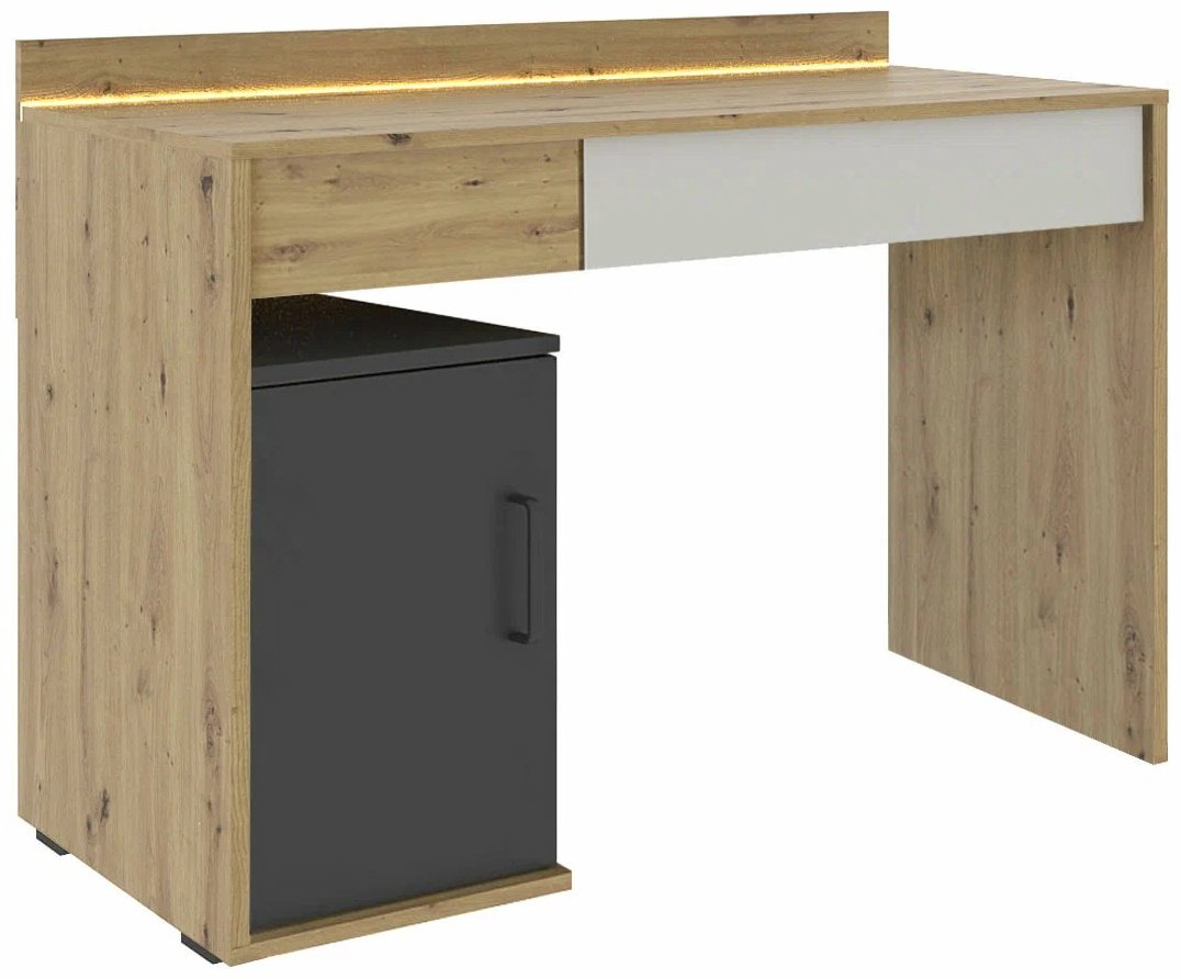 Стол письменный НК Мебель KUBO, 120х53x82 см, коричневый купить,NaN