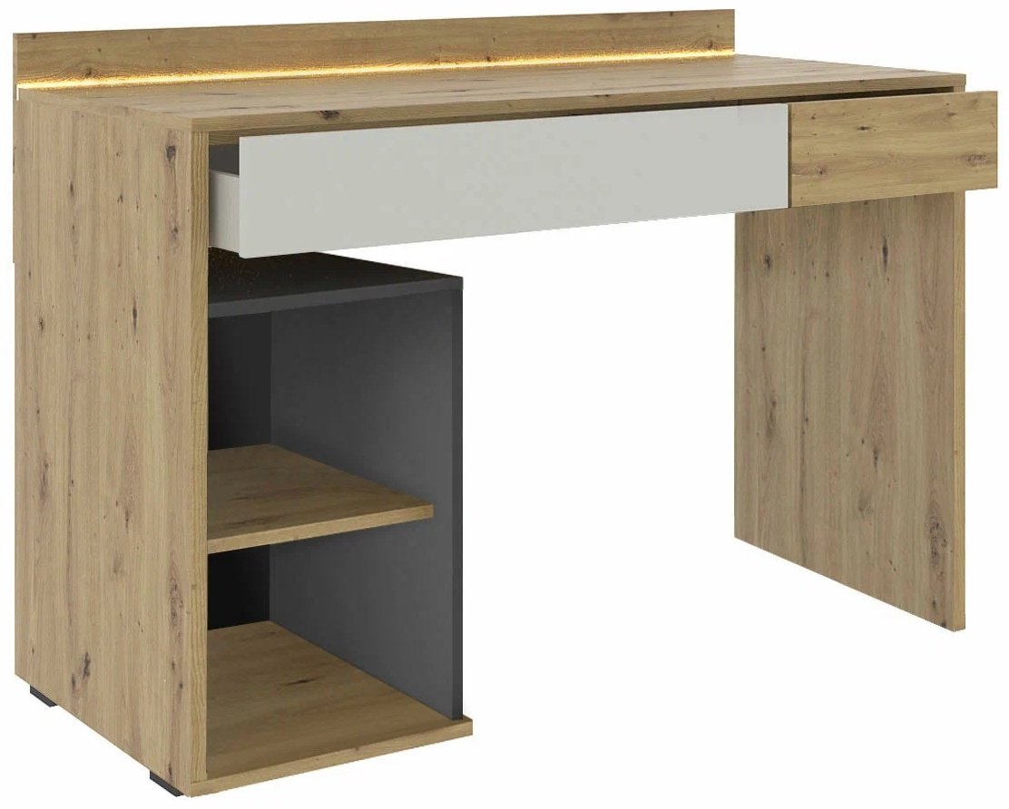 Стол письменный НК Мебель KUBO, 120х53x82 см, коричневый купить,0