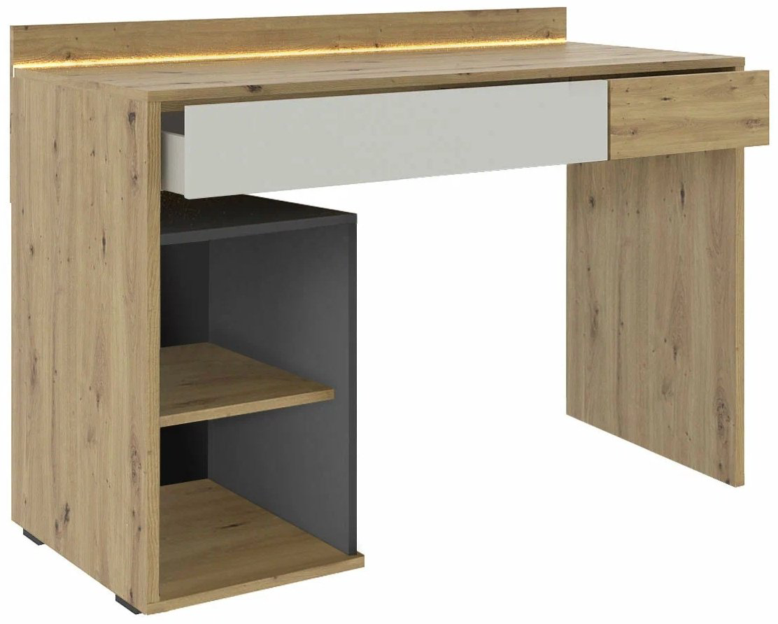 Стол письменный НК Мебель KUBO, 120х53x82 см, коричневый купить,NaN