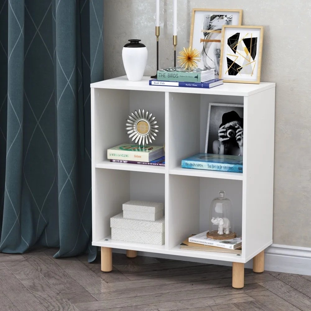 Стеллаж напольный Мебель Азии, 70x35.3x80 см, белый - ForteMarket Стеллаж напольный Мебель Азии, 70x35.3x80 см, белый купить,0