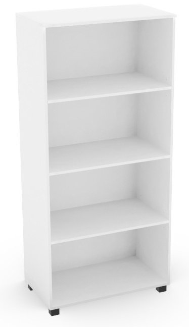 Стеллаж Dominika QWEDD6259 80x47x172.5см белый купить,NaN