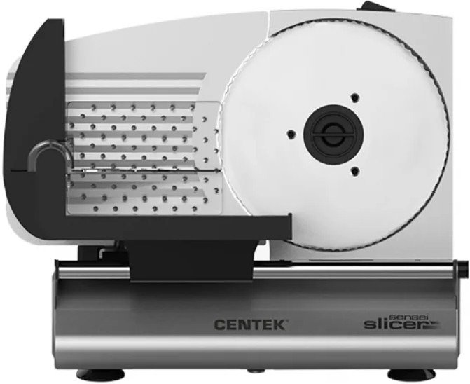 Ломтерезка Centek CT-1380 серебристая купить,NaN