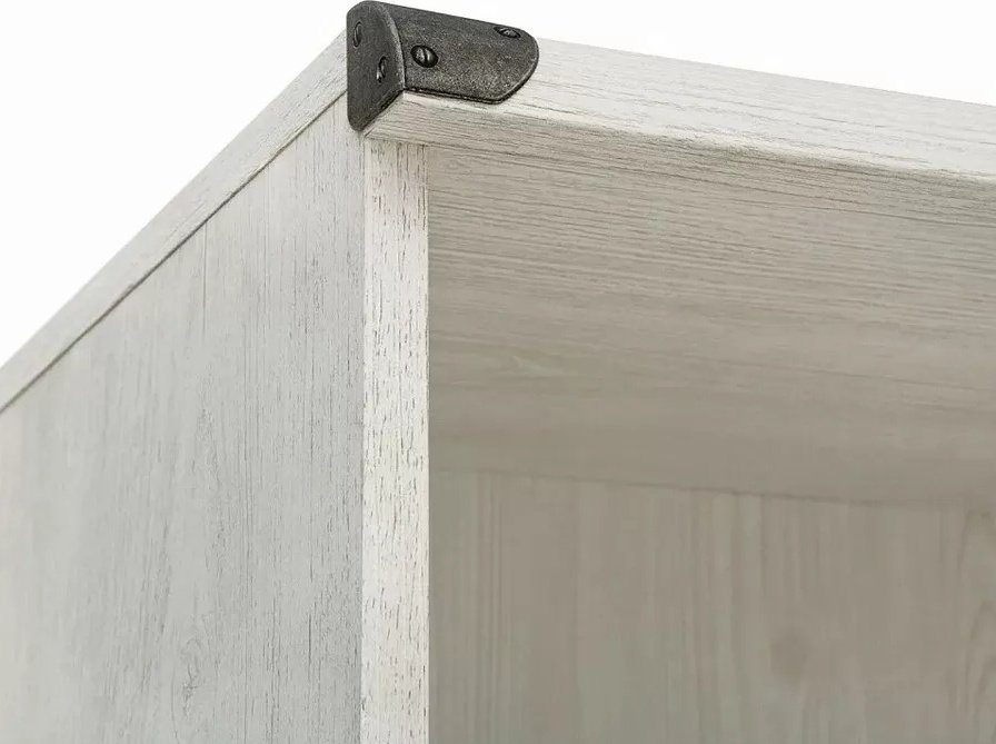 Стеллаж напольный Гербор Индиана, 80x40x195.5 см, белый - ForteMarket Стеллаж напольный Гербор Индиана, 80x40x195.5 см, белый купить,0