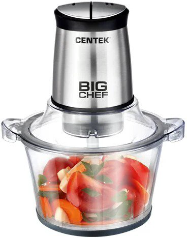 Измельчитель Centek CT-1394 серебристый