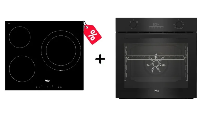 Духовой шкаф BEKO BBIE17300B + варочная поверхность BEKO HIC63401T купить,NaN