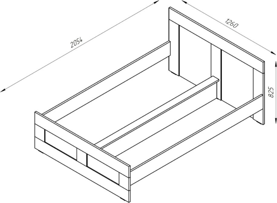 Кровать Сведста Сириус 160x200см коричневая купить,NaN