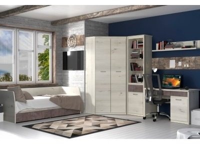 Кровать Anrex Бьёрк 90x200см белая купить,NaN