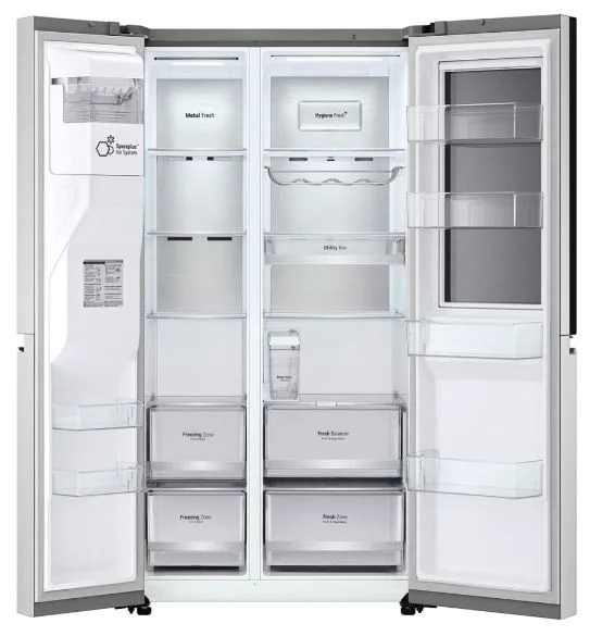 Холодильник LG GC-X257CAEV серый купить,1029990