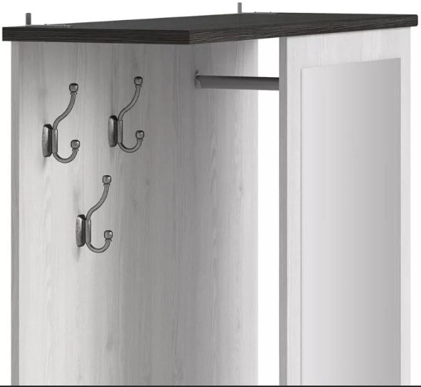 Шкаф-прихожая Гербор Порто Джанни РРК 95 95.5x189x39.5см белый - ForteMarket Шкаф-прихожая Гербор Порто Джанни РРК 95 95.5x189x39.5см белый купить,106400