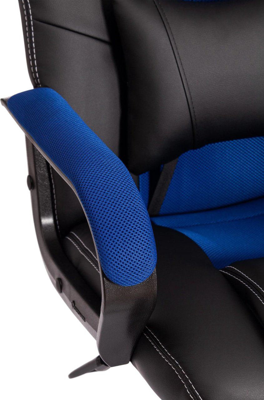 Игровое кресло Tetchair Driver, черный, синий купить,NaN