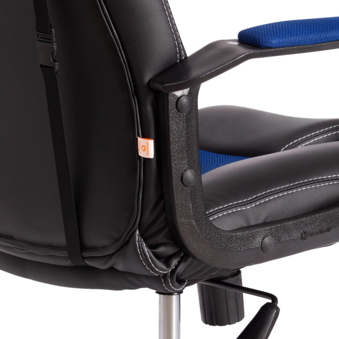 Игровое кресло Tetchair Driver, черный, синий купить,NaN