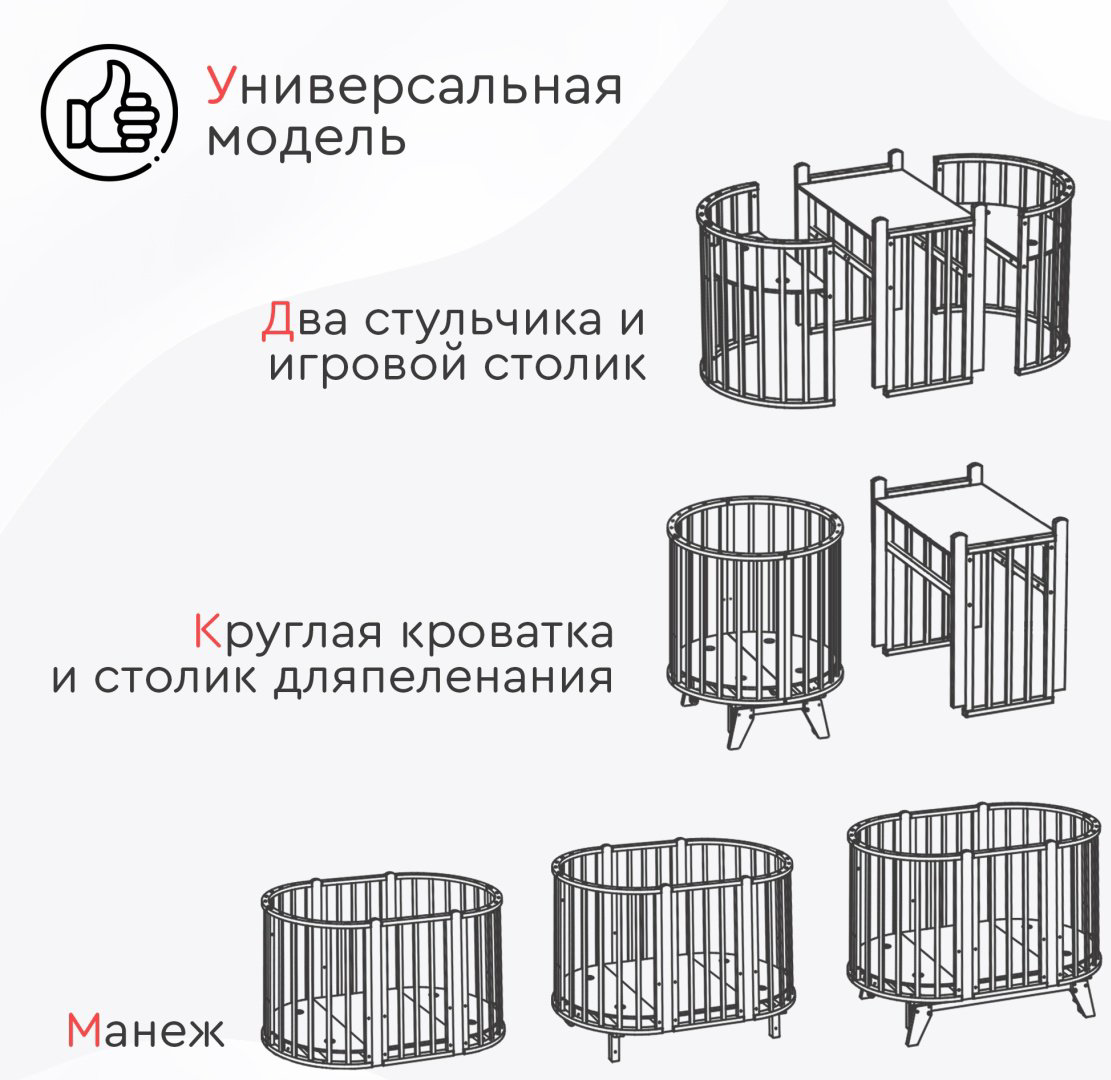 TOMIX манеж-кровать, универсальный маятниковый механизм Bella для детей от 0 до 3-х лет купить,NaN