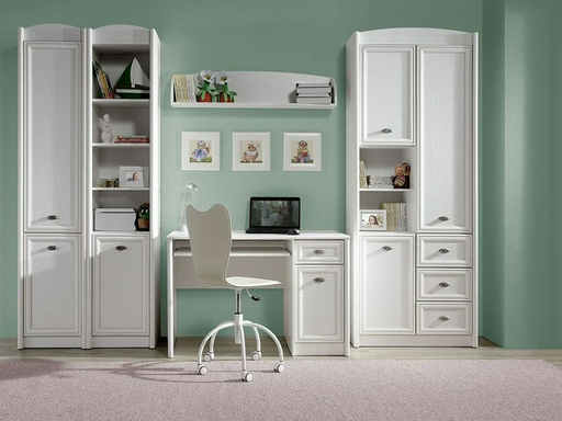 Стеллаж Гербор Салерно REG1DL МДФ, ЛДСП, 46.5x38.5x220 см