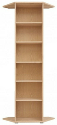 Стеллаж Гербор Офис Лайн LFEABJ2CXQMO 102x35x221см коричневый