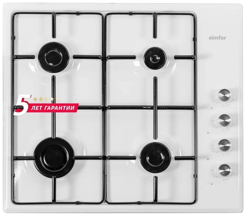Варочная поверхность Simfer H60Q40W400 белый