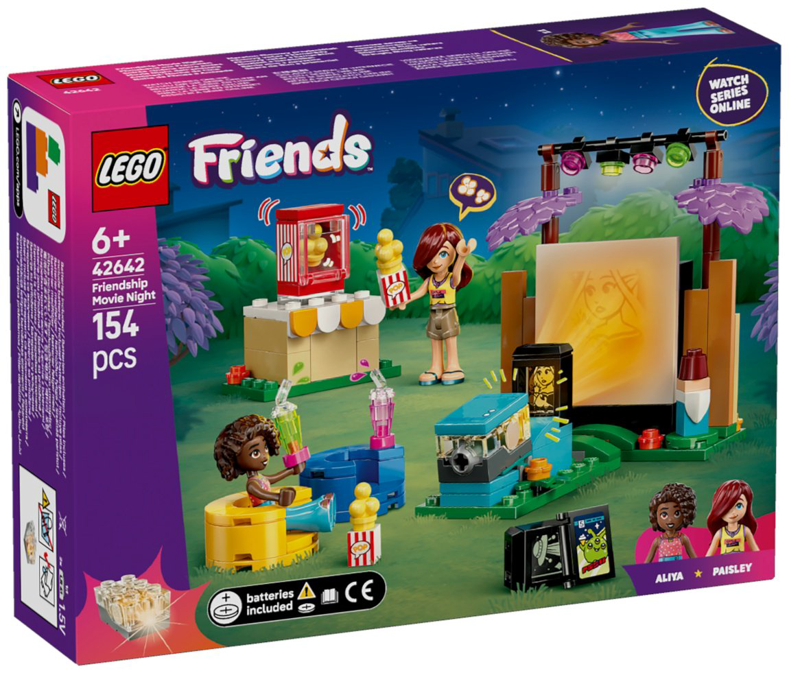 Конструктор LEGO Дружеский вечер кино Friends, деталей 154 шт купить,NaN