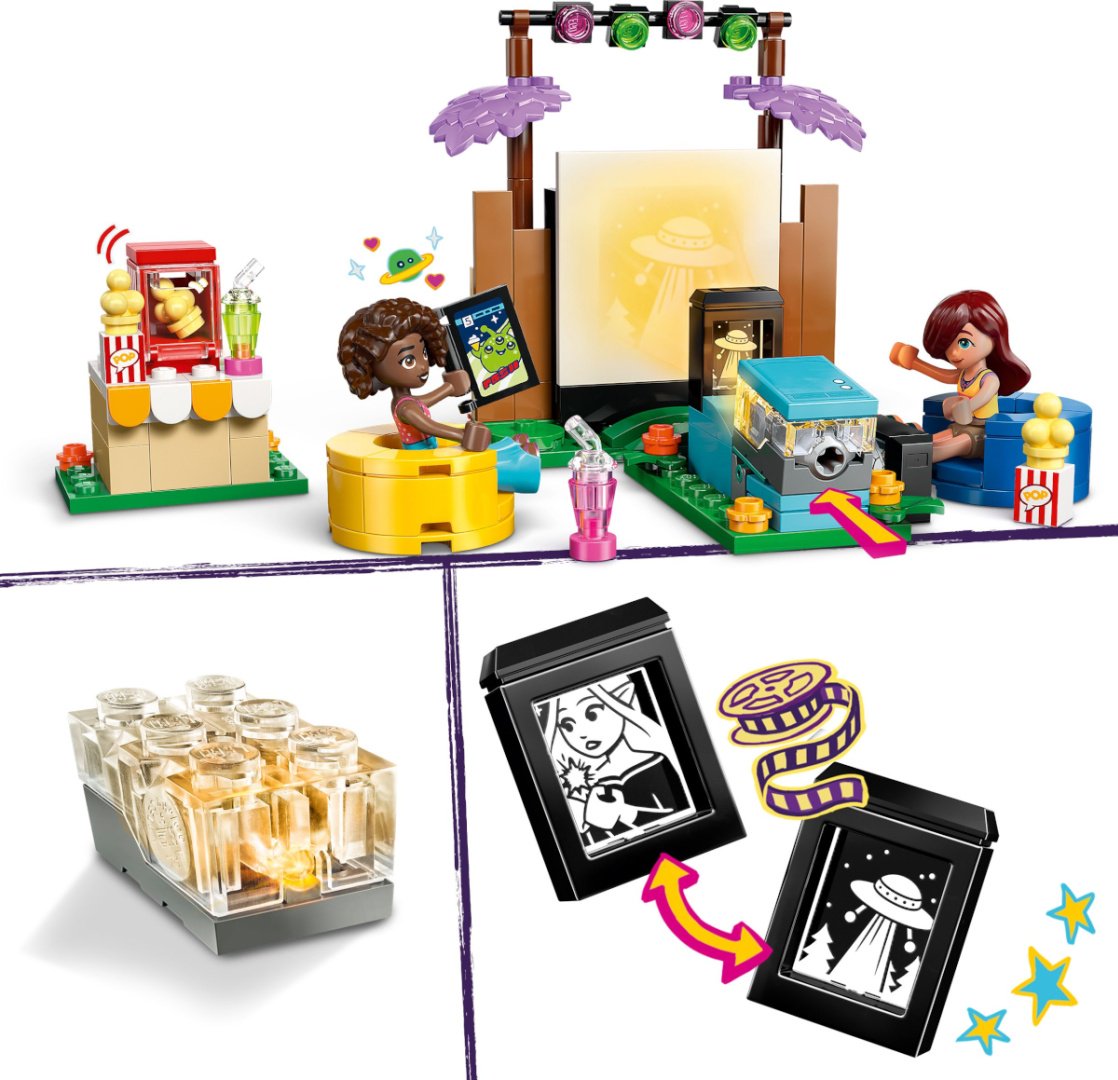 Конструктор LEGO Дружеский вечер кино Friends, деталей 154 шт