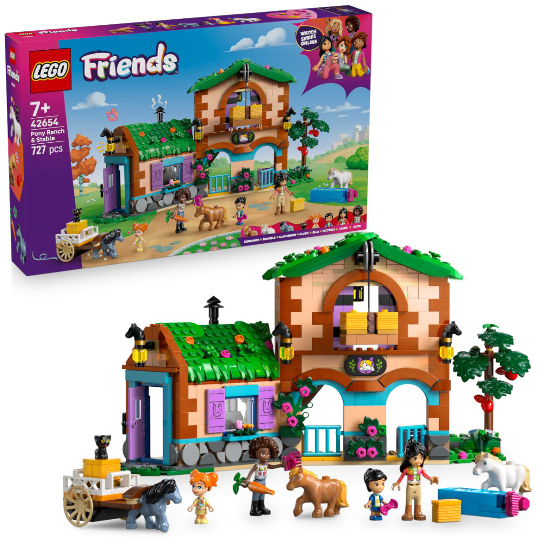 Конструктор LEGO Ранчо и конюшня пони Friends, деталей 727 шт купить,NaN