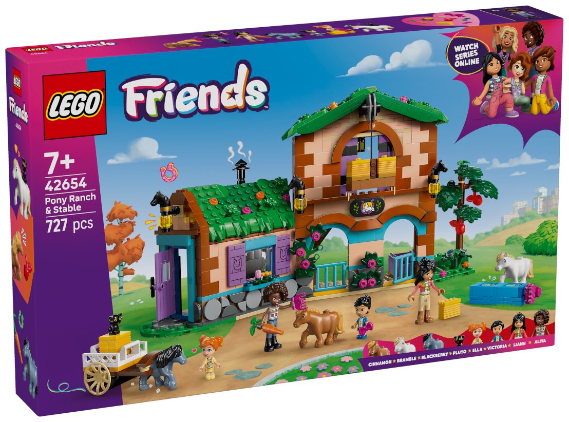Конструктор LEGO Ранчо и конюшня пони Friends, деталей 727 шт - ForteMarket Конструктор LEGO Ранчо и конюшня пони Friends, деталей 727 шт купить,0