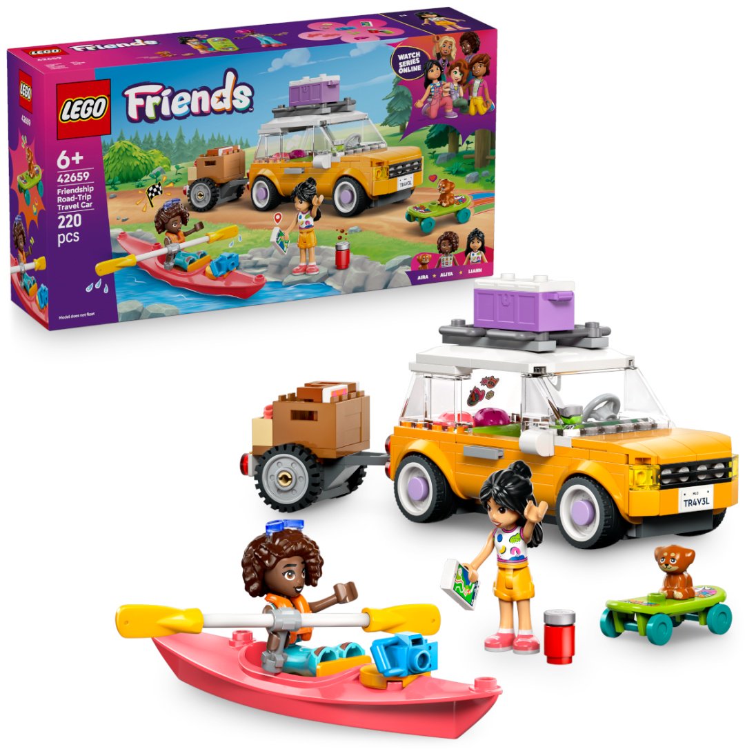 Конструктор LEGO Путешествие друзей на машине Friends, деталей 220 шт