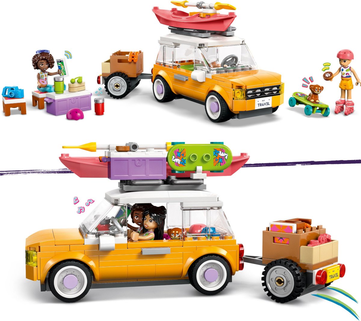 Конструктор LEGO Путешествие друзей на машине Friends, деталей 220 шт - ForteMarket Конструктор LEGO Путешествие друзей на машине Friends, деталей 220 шт купить,0