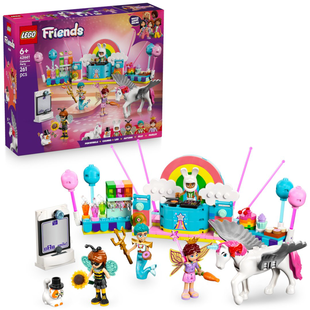Конструктор LEGO Маскарад с единорогом и феей Friends, деталей 260 шт купить,NaN