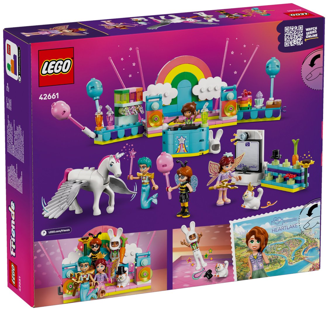 Конструктор LEGO Маскарад с единорогом и феей Friends, деталей 260 шт
