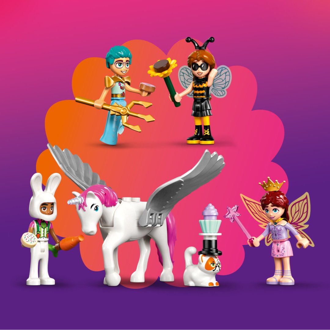 Конструктор LEGO Маскарад с единорогом и феей Friends, деталей 260 шт