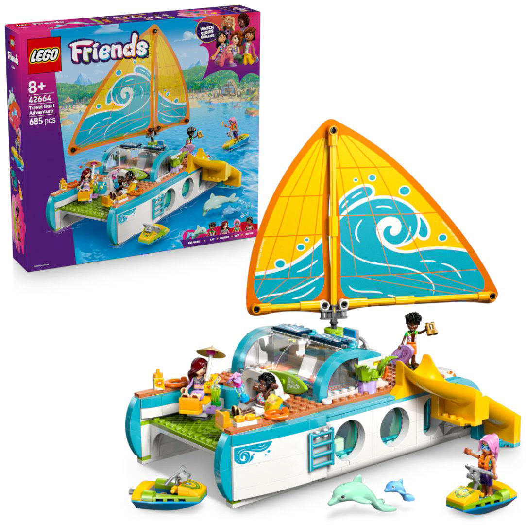 Конструктор LEGO Путешествие и приключения на яхте Friends, деталей 685 шт купить,NaN