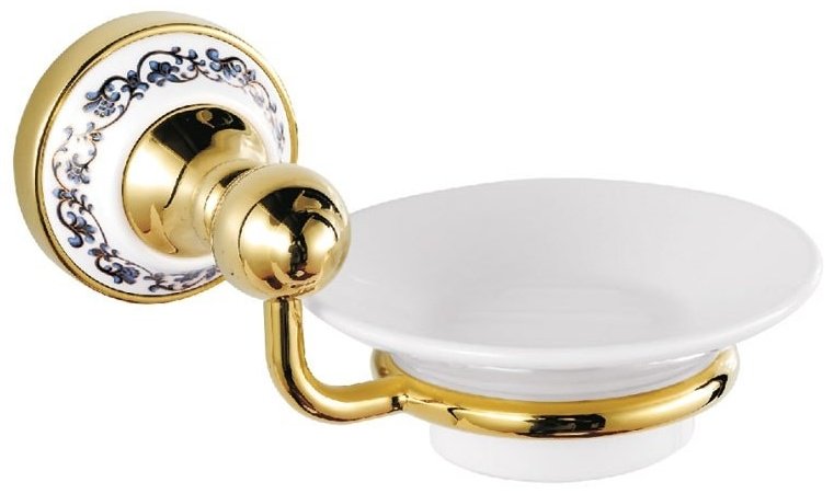 FIXSEN мыльница FX-78508G 1 шт, металл, керамика