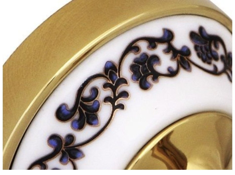 FIXSEN мыльница FX-78508G 1 шт, металл, керамика