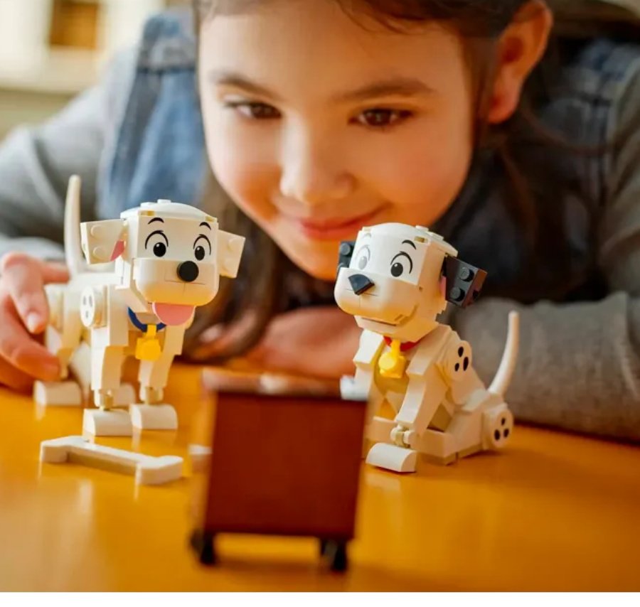 Конструктор LEGO Дисней «101 далматинец» щенки Лаки и Пенни, деталей 268 шт купить,0