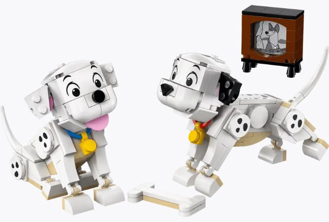 Конструктор LEGO Дисней «101 далматинец» щенки Лаки и Пенни, деталей 268 шт купить,NaN