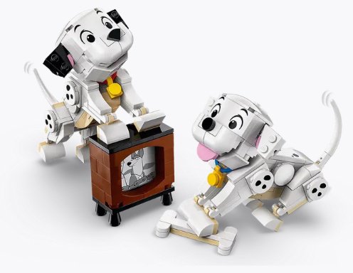 Конструктор LEGO Дисней «101 далматинец» щенки Лаки и Пенни, деталей 268 шт купить,0