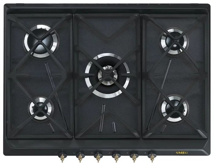 Варочная поверхность Smeg SRV876AOGH черный купить,NaN