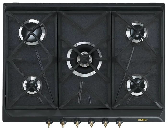 Варочная поверхность Smeg SRV876AOGH черный купить,NaN