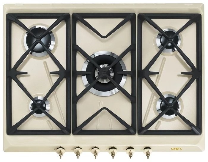 Варочная поверхность Smeg SRV876POGH бежевый