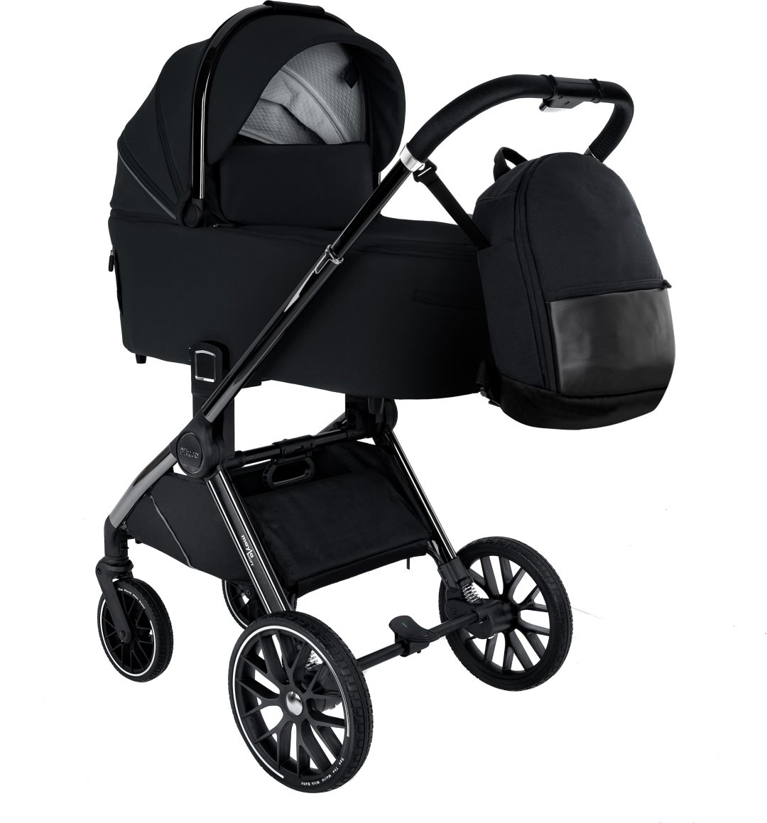 Коляска универсальная 2 в 1 Pituso Mayla Luxury LXR/555 Black, черный