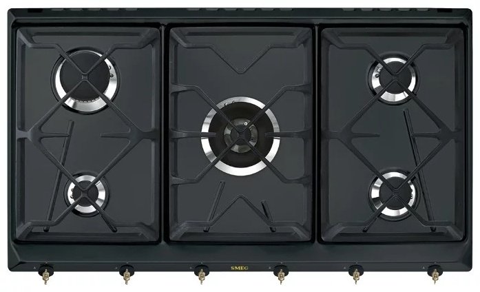 Варочная поверхность Smeg SRV896AOGH черный