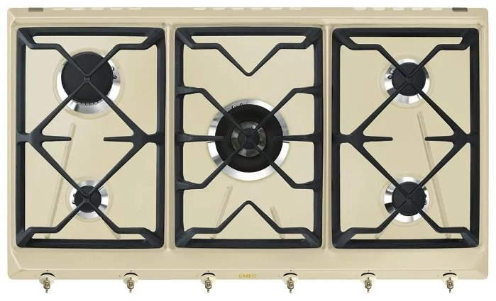 Варочная поверхность Smeg SRV896POGH бежевый купить,NaN