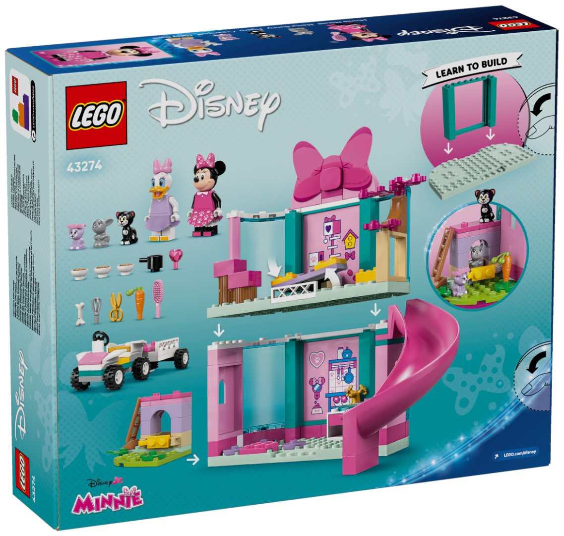 Конструктор LEGO Гостиница для домашних животных Минни Disney, деталей 161 шт - ForteMarket Конструктор LEGO Гостиница для домашних животных Минни Disney, деталей 161 шт купить,0