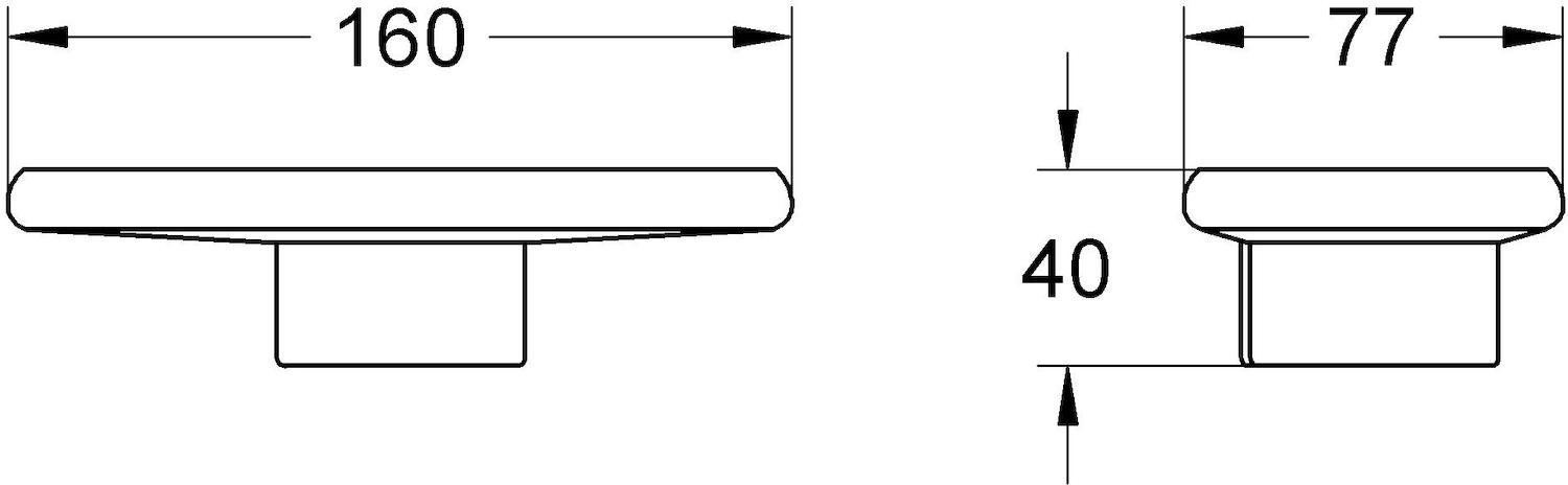 Grohe мыльница Chiara 40166000 1 шт, стекло, металл