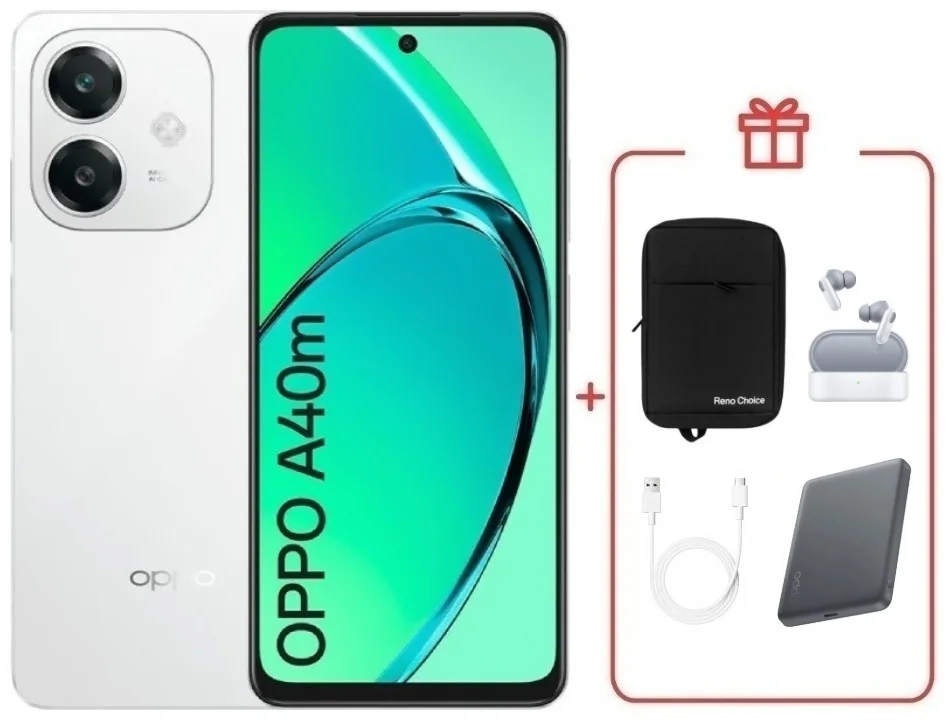  Смартфон Oppo A40M 6/256 White + подарок купить,NaN