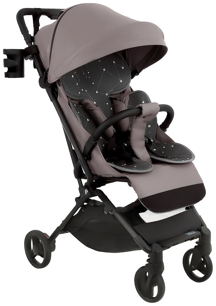 Коляска прогулочная Pituso PERA X-33/БК/Devine Cocoa, серый - ForteMarket Коляска прогулочная Pituso PERA X-33/БК/Devine Cocoa, серый купить,0