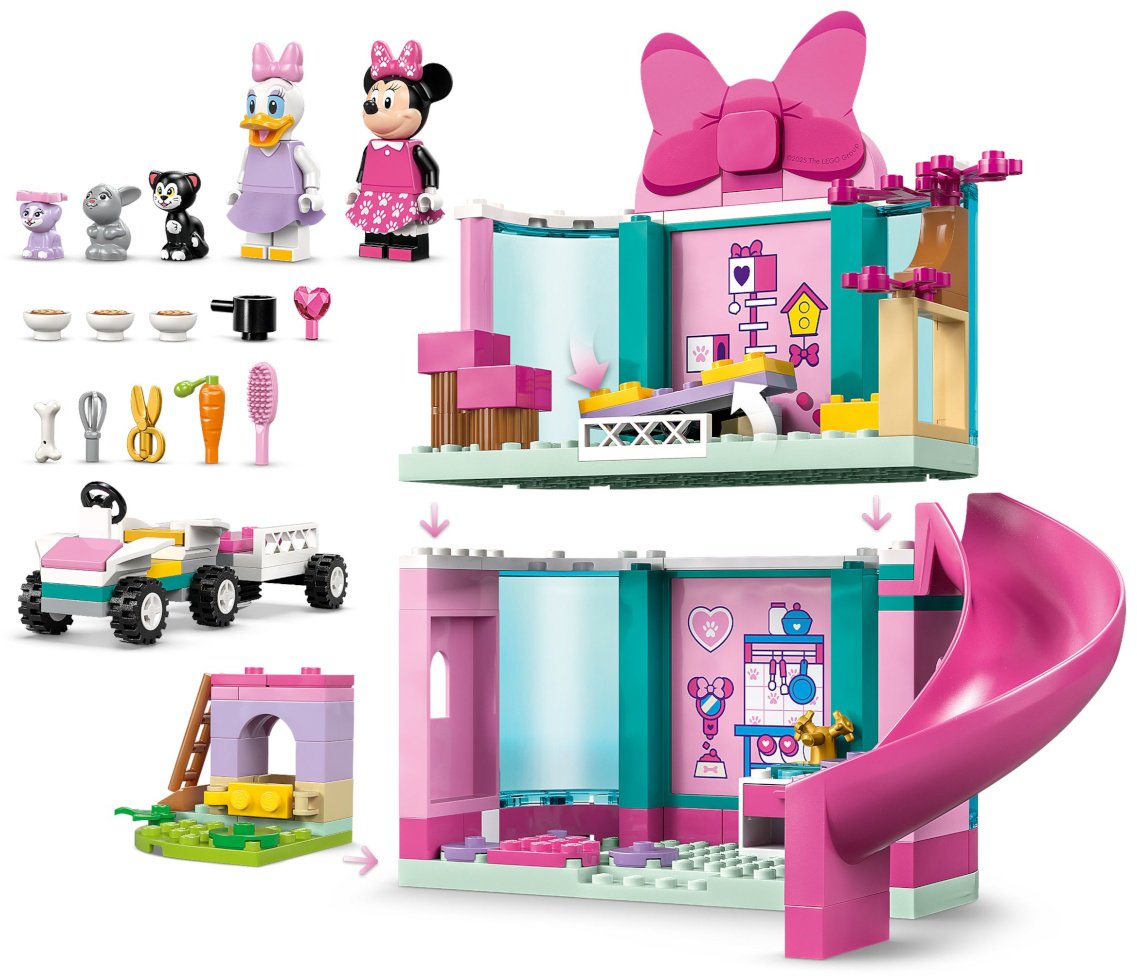 Конструктор LEGO Гостиница для домашних животных Минни Disney, деталей 161 шт - ForteMarket Конструктор LEGO Гостиница для домашних животных Минни Disney, деталей 161 шт купить,0