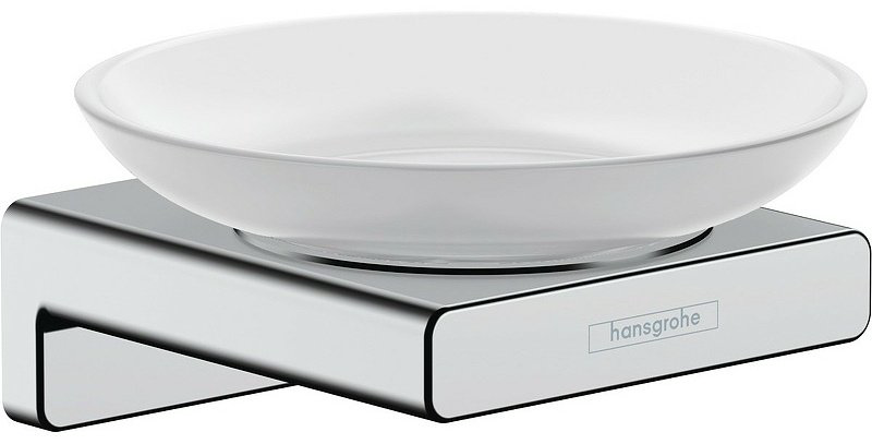 HansGrohe мыльница AddStoris 41746000 2 шт, металл, стекло купить,36400